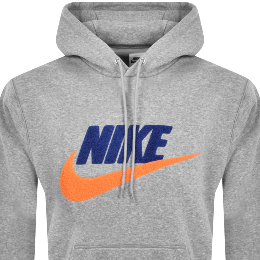 Nike Club Hoodie Grey Mainline Menswear